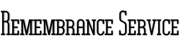 Remembrance Service